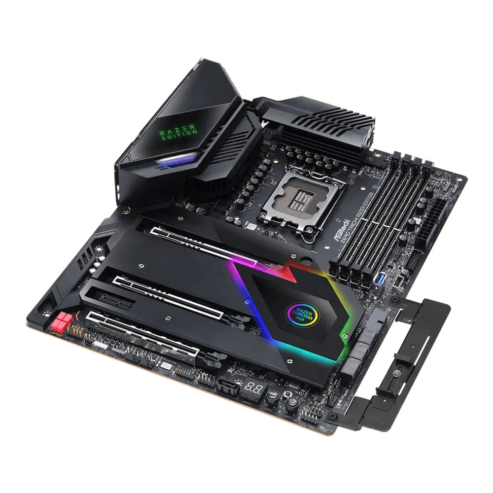 ASRock Z690 Taichi Razer Edition Intel 600 Series ATX Motherboard | 90 - MXBIA0 - A0UAYZ | - Vektra Computers LLC ASRock Z690 Taichi Razer Edition Intel 600 Series ATX Motherboard | 90 - MXBIA0 - A0UAYZ | - Vektra Computers LLC